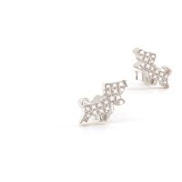 Boucles d'oreilles Jack&co Femme Pets Party in Argent Zirconia JCE0473 - JCE0473